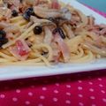キャシーキャサリン's cooksnap of when they made 舞茸としめじとベーコンのクリームパスタ.