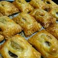 ちな＿'s cooksnap of when they made バレンタインはこれ♫簡単チョコバナナパイ.