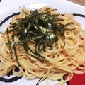 ぱむたろ's cooksnap of when they made 材料3つでたらこスパ.