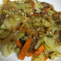 eru2008's cooksnap of when they made さば味噌煮缶でちゃんちゃん焼き風野菜炒め.