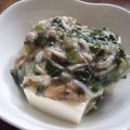 えれぼん's cooksnap of when they made モロヘイヤの梅風味.