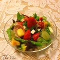 ThuVan's cooksnap of when they made いちごの生ハムサラダ with白ソ ース.