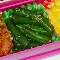 クック9RU2FR☆'s cooksnap of when they made お弁当に♪超簡単♪いんげんの胡麻和え.