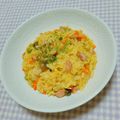 まあまま☆0403's cooksnap of when they made ココナッツオイルでカレーピラフ～炊飯器～.