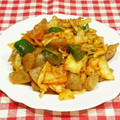 まんまるまうちゃん's cooksnap of when they made キムチとこんにゃくの旨辛炒め.
