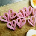 どらど～ら's cooksnap of when they made お弁当のおかず-かまぼこハート-.
