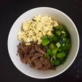 クックBVOQBA☆'s cooksnap of when they made 一人暮らしを始めた君に 三色丼.