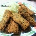 ねっちゃんっ's cooksnap of when they made 子どももパクパク♪さんまのゴマフライ＊.