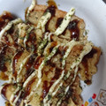 ☆らすく☆'s cooksnap of when they made ちくわのたこ焼き風味揚げ.