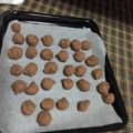 こばちょとにっちょ's cooksnap of when they made 簡単かわいい☆チョコ入り*スノーボール.