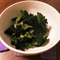 kenjingoo's cooksnap of when they made ねぎとワカメの常備菜.