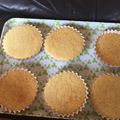 こばちょとにっちょ's cooksnap of when they made 材料4つ♡卵無しで簡単カップケーキ.