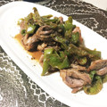 mayurin88's cooksnap of when they made 砂肝とピーマンの昆布だし&ポン酢炒め♪.