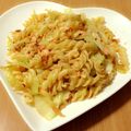 shihoごはん's cooksnap of when they made 塩鮭とキャベツの和風パスタ.