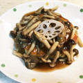 さらあお's cooksnap of when they made 和風きのこあん♡ふわとろ蓮根鶏肉バーグ.