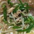 ごま３しお３'s cooksnap of when they made めんつゆで！もやしとピーマンのツナサラダ.