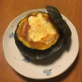 monti12's cooksnap of when they made かぼちゃ丸ごとグラタン.