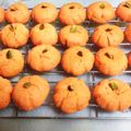 アザラシ人間's cooksnap of when they made ハロウィン♪超！立体型かぼちゃクッキー.