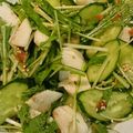 クック1QUBWN☆'s cooksnap of when they made 山芋ときゅうりと水菜の梅サラダ.