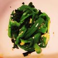 二角形's cooksnap of when they made ピーマンとワカメのサッと煮.