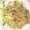 シモンとニア's cooksnap of when they made ∮ もやしときゅうりのღ胡麻ナムル ∮.