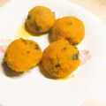 そらつづり's cooksnap of when they made 全部レンジで!!もっちりかぼちゃもち♪.