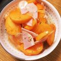 ぃくみっき〜★'s cooksnap of when they made 柿とハムのハニーマスタードマリネ.
