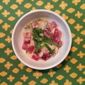 リーサの庭's cooksnap of when they made 3分★簡単【ぶりの刺身の大葉とろろ和え】.