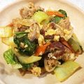 moromi25's cooksnap of when they made 豚肉と長芋と青菜のチリソース煮.