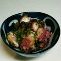 ぽんこ♡'s cooksnap of when they made タコぶつ明太子和え.