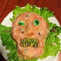 ぶぅぷりん's cooksnap of when they made 【ハロウィン】生ハムポテトサラダ顔面盛り.