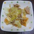 SoraｰRyu's cooksnap of when they made 厚揚げ焼肉炒め.