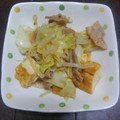 SoraｰRyu's cooksnap of when they made 厚揚げ焼肉炒め.
