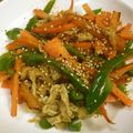 chi_yu's cooksnap of when they made 人参とピーマンのきんぴら～アレンジ付～.