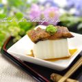 ramuneᐝiRo's cooksnap of when they made 〖鰻の蒲焼き乗せ＊冷や奴〗.