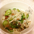 Kaon．'s cooksnap of when they made 胡瓜とえのきの梅のさっぱり和え.