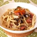 Ag＊'s cooksnap of when they made 10分でランチ！のりの佃煮で焼きうどん.