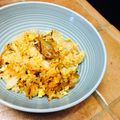 cyncyn's cooksnap of when they made 炊き込んで♪　キムチチャーハン☆.
