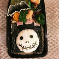 puq0221's cooksnap of when they made Halloween！ジャックの海苔弁当☆.