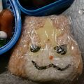 ☆yukori☆'s cooksnap of when they made 妖怪ウォッチ☆ラストブシニャン☆キャラ弁.