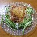 お弁当に悩むママ's cooksnap of when they made シャキシャキ大根サラダ☆たくあんのせ♪.