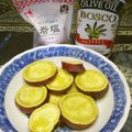 ジョングレ's cooksnap of when they made ✿さつまいもに塩オリーブオイル✿.