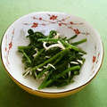 ｅｋ４'s cooksnap of when they made ＊ほうれん草としらすのゆずポンおひたし＊.