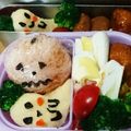 ☆はるなママ☆'s cooksnap of when they made ★キャラ弁☆ポテトのおばけ††　*Ym*.
