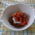 ラリー＆サラ's cooksnap of when they made ＊整腸作用◎＊キムチおろし納豆＊.