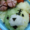 risu's cooksnap of when they made デコふりで！つぎはぎネコ弁当.