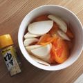 いもくりあおい⁂'s cooksnap of when they made 柿 と かぶ の 甘酢漬け.
