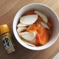 いもくりあおい⁂'s cooksnap of when they made 柿 と かぶ の 甘酢漬け.