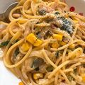 えりちゃんもんすたー's cooksnap of when they made 五右衛門風！チーズクリームスープパスタ.
