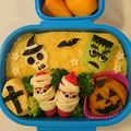 くまとこぐまとねこ's cooksnap of when they made ハロウィン☠おばけキャラ弁.